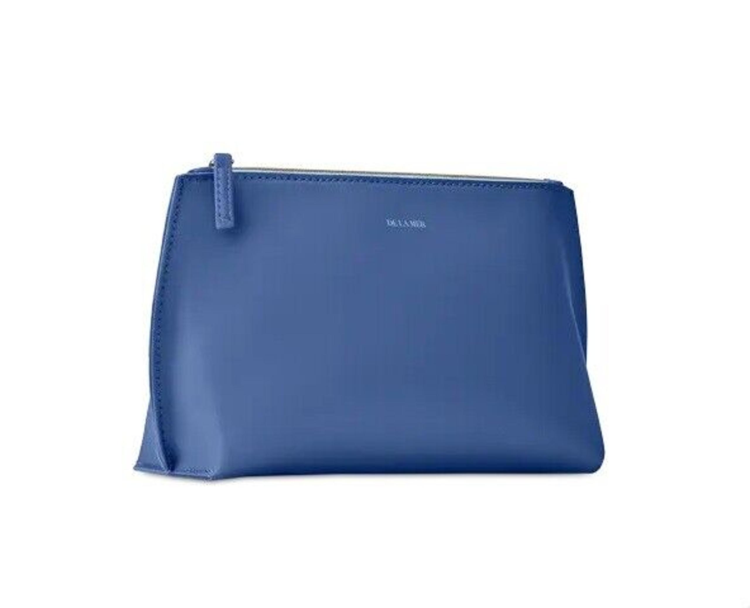 Brand NEW La Mer Blue Cosmetic Makeup Travel Bag Case Limited Edition