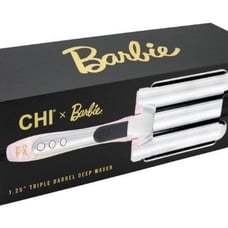 CHI x Barbie Dreamhouse 1.25 in Titanium Triple Barrel Deep Waver