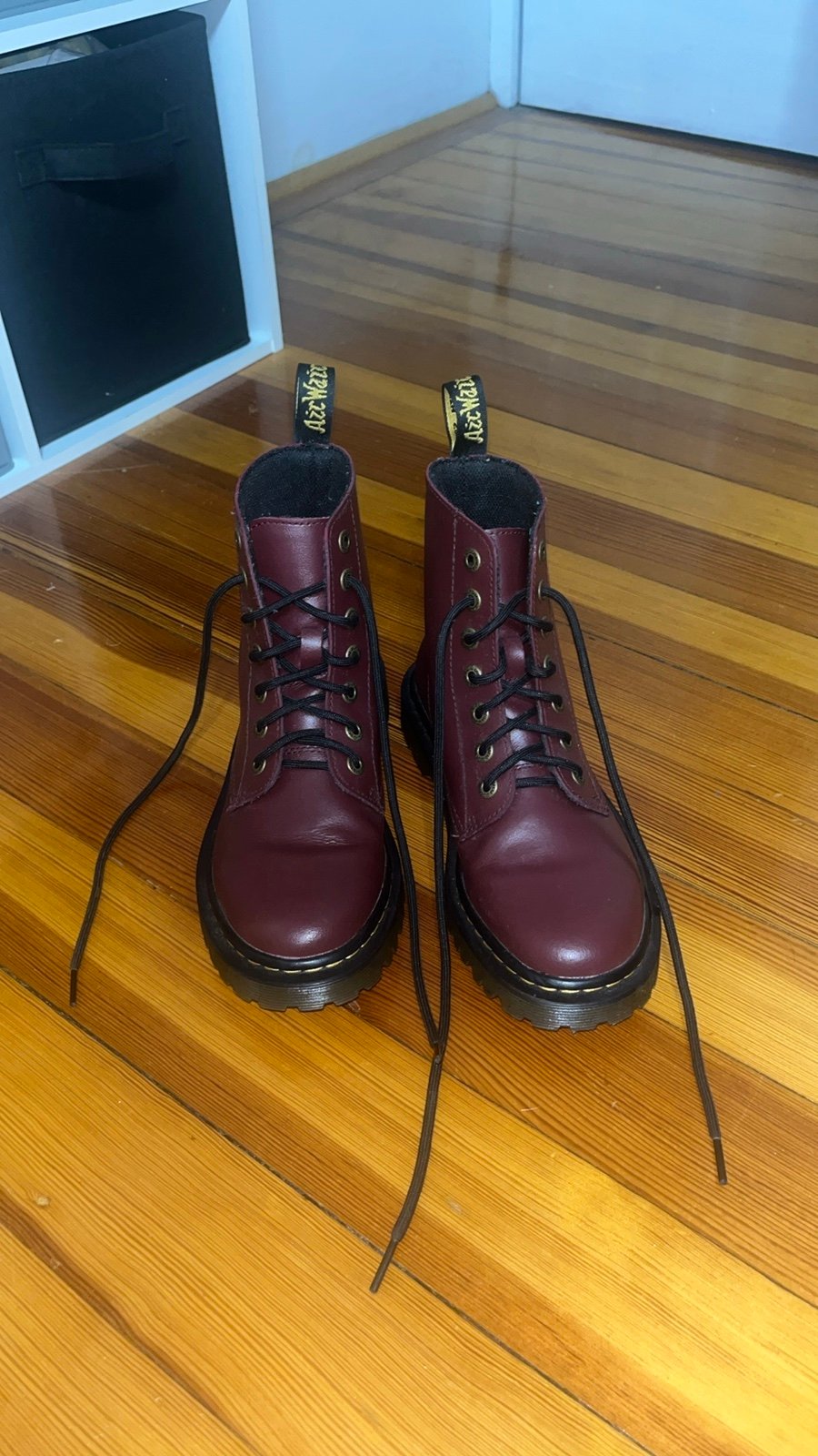 Dr. Martens Size 7 Red 1460 Combat Boots