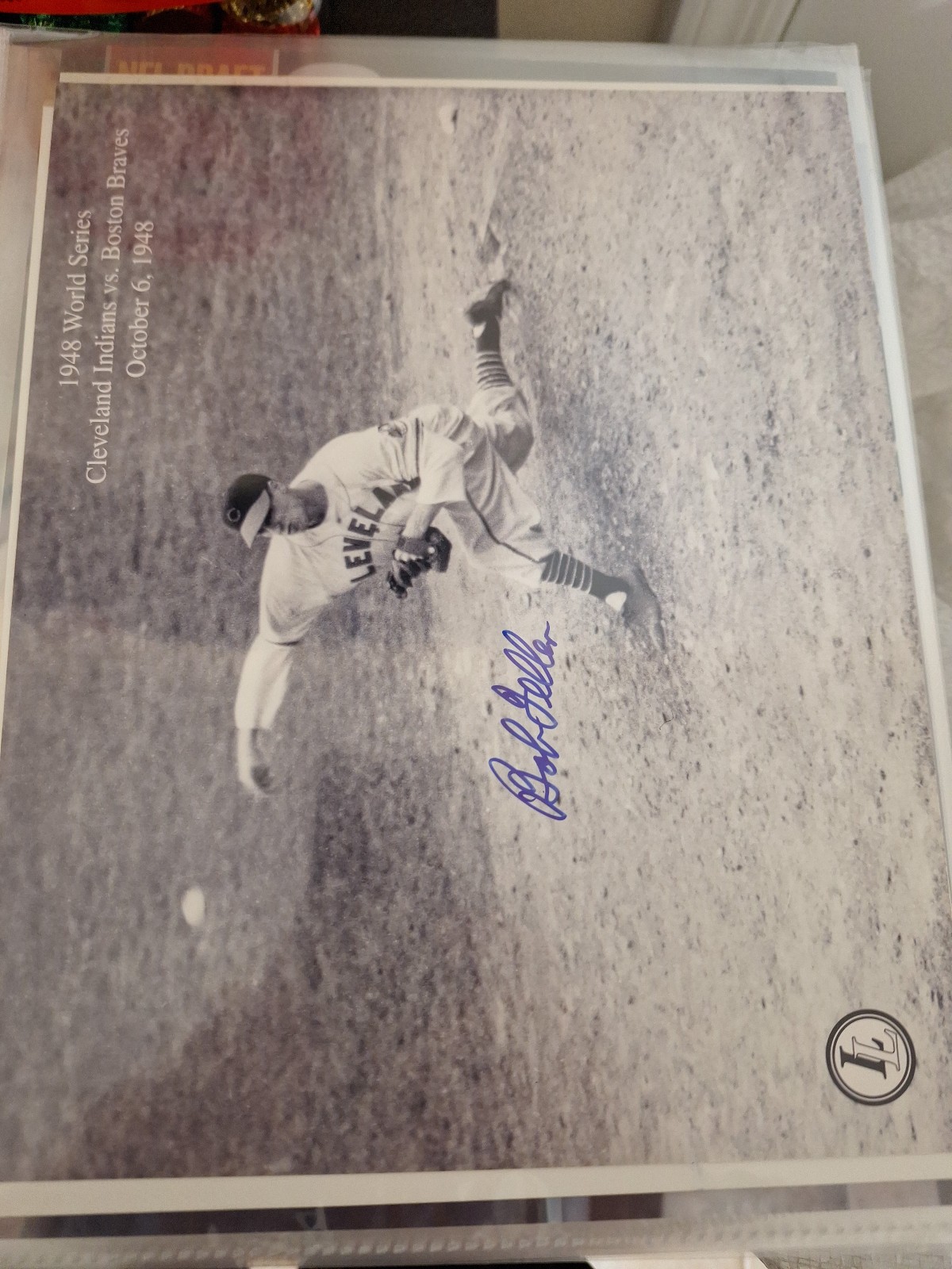 Bob feller autograph 8x10 picture