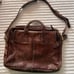 Frye Leather Brief Case Tote Case RARE