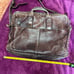 Frye Leather Brief Case Tote Case RARE