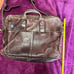 Frye Leather Brief Case Tote Case RARE