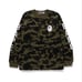 A BATHING APE Ape Long Sleeve T-Shirt 1st Camo