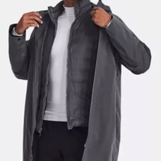 NEW Under Armour UA Storm Mens 3 in 1 CGI Down Jacket Gray Size 2XL MSRP 400