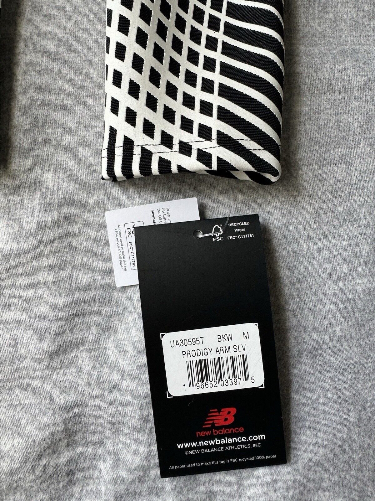 New Balance Pro Elite Issue Prodigy Racing Arm Black White