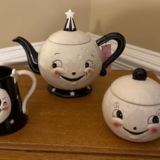 Johanna Parker Luna Tea Pot and Cream & Sugar Set - Full Set