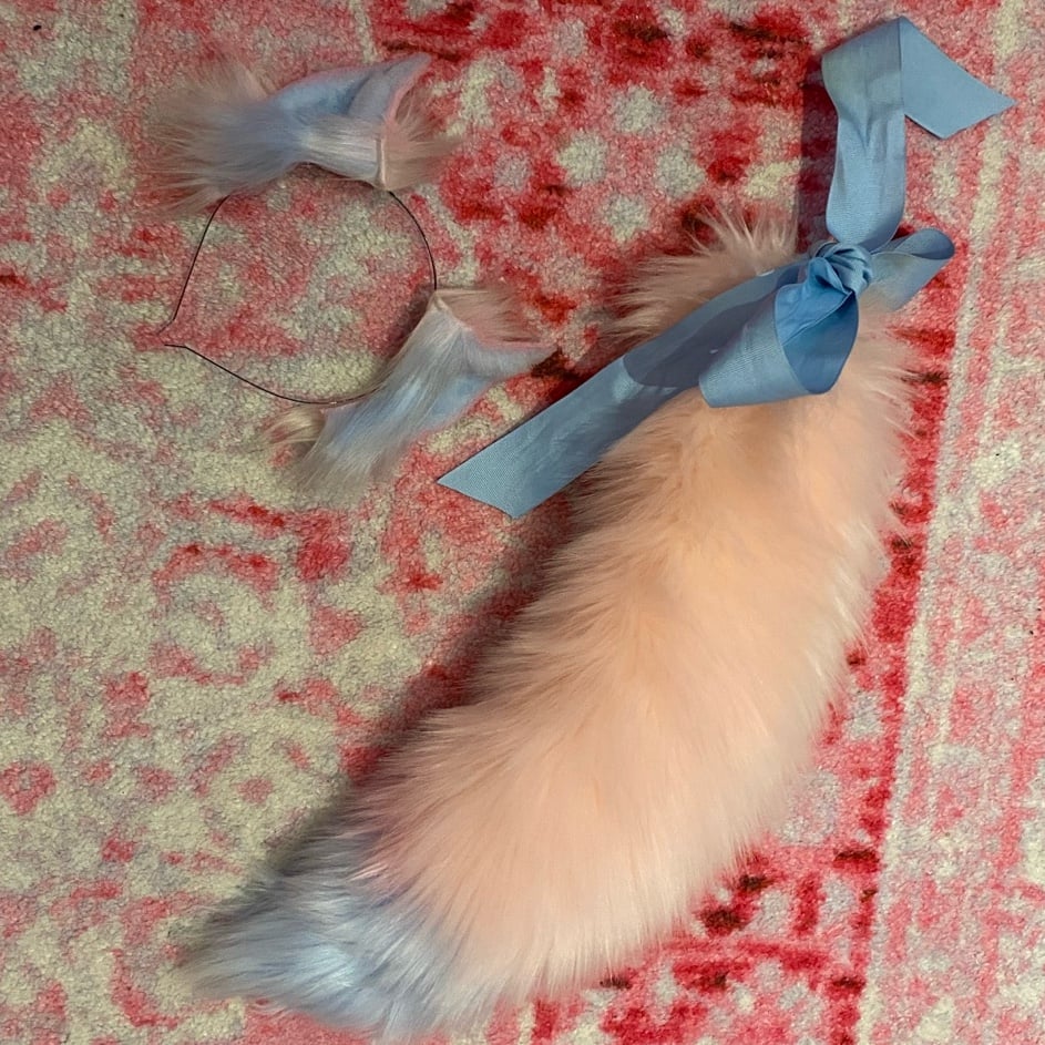 Hoshiikins ear and tail petplay set