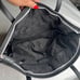 Michael Kors Gray & Black Tote Bag With Zipper & Logo Design