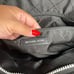 Michael Kors Gray & Black Tote Bag With Zipper & Logo Design