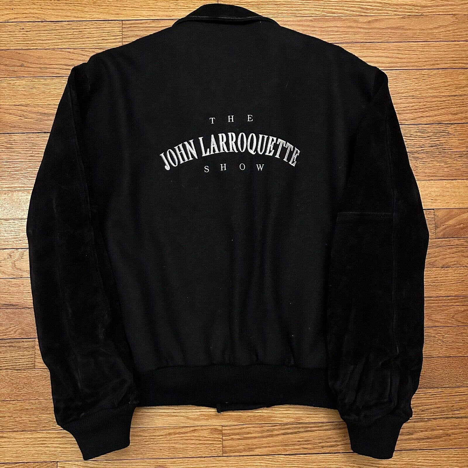 Vintage 1993 The John Larroquette Show Cast and Crew Varsity Jacket fits XL