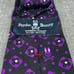 Psycho Bunny Purple Black Medallion Silk Tie Necktie