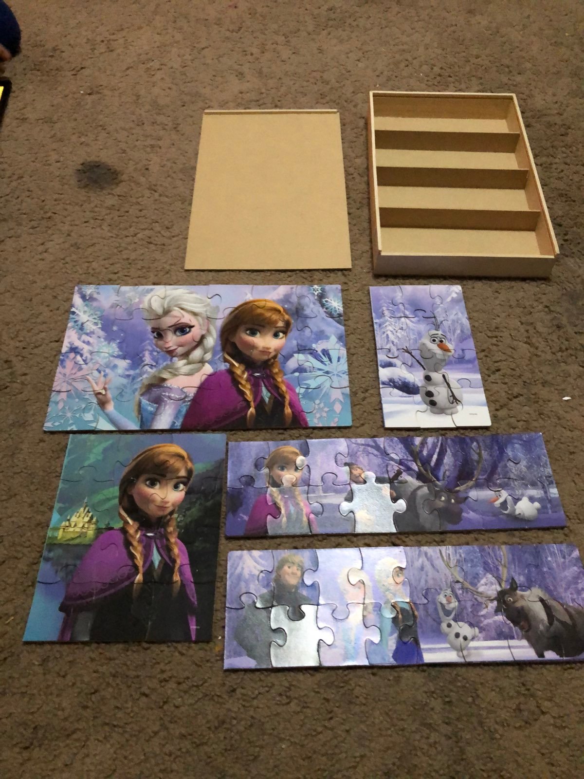 Frozen 5 piece puzzle