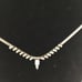 DANNIJO OXIDIZED SILVER & CRYSTAL NECKLACE