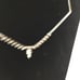 DANNIJO OXIDIZED SILVER & CRYSTAL NECKLACE