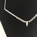 DANNIJO OXIDIZED SILVER & CRYSTAL NECKLACE