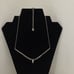 DANNIJO OXIDIZED SILVER & CRYSTAL NECKLACE