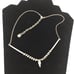 DANNIJO OXIDIZED SILVER & CRYSTAL NECKLACE