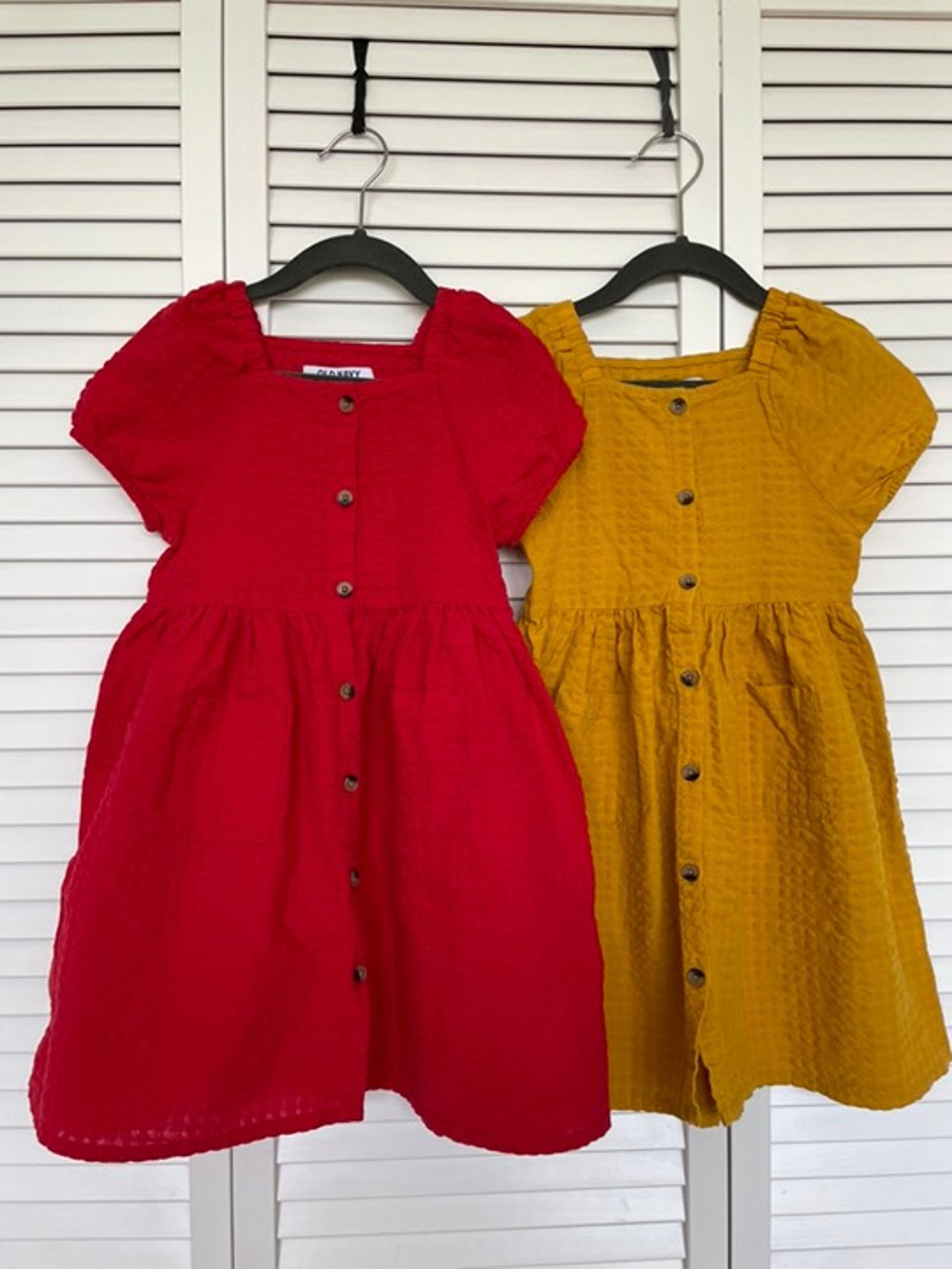 BUNDLE - Old Navy Girls Dresses - 100% Cotton - Size 5T