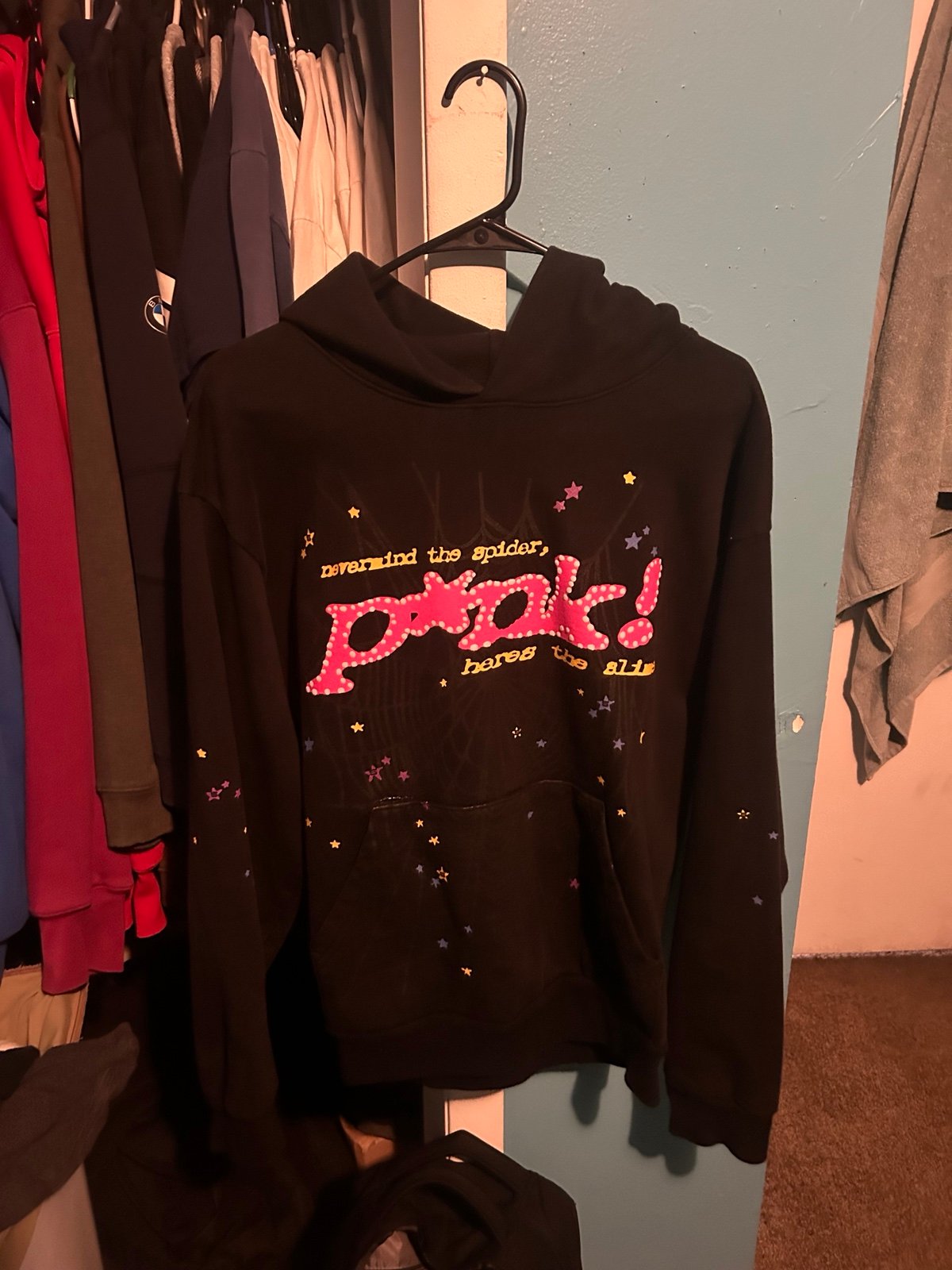 sp5der hoodie medium