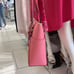 MICHAEL KORS Charlotte Large Leather Top-Zip Tote Tea Rose NWT