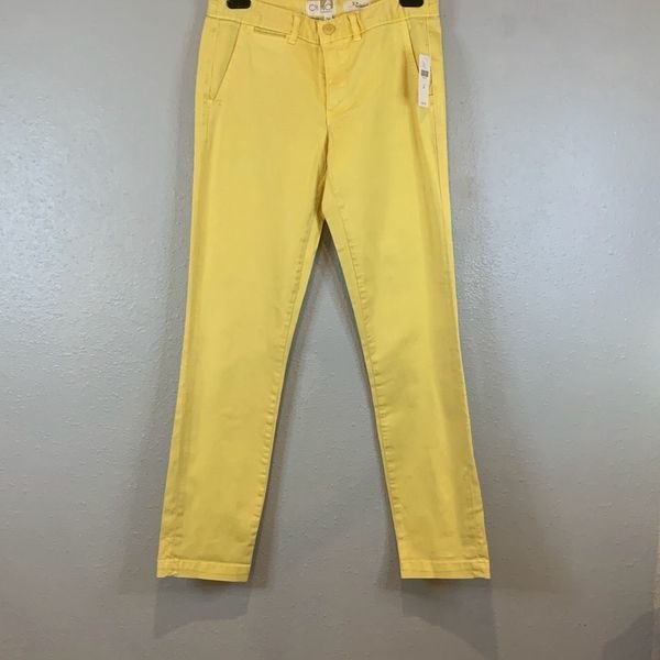 NWT Chino By Anthropologie Relaxed Yellow Pants