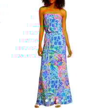 Lilly Pulitzer Marlisa Maxi Dress in Dancing on Deck Size XL
