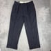 Vintage Polo by RALPH LAUREN Mens Wool Trousers Pleated Black Dress Pants USA 36