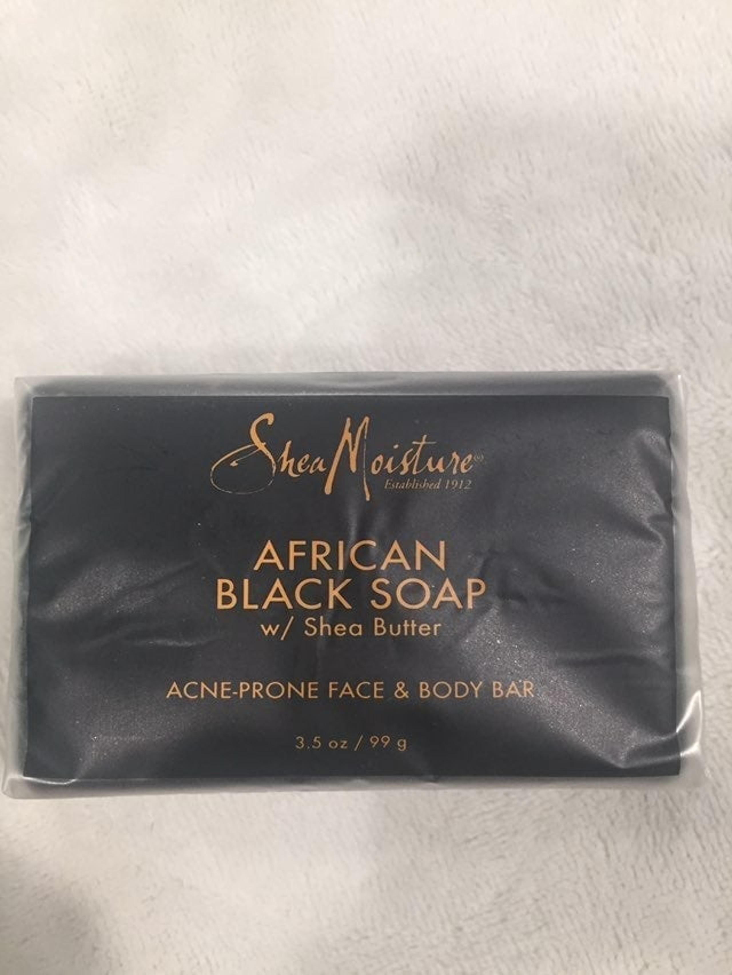 shea moisture african black soap new