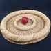 Large 20 Round Wicker Rattan Chip Dip Set Shallow Basket Decor Centerpiece