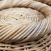Large 20 Round Wicker Rattan Chip Dip Set Shallow Basket Decor Centerpiece