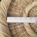 Large 20 Round Wicker Rattan Chip Dip Set Shallow Basket Decor Centerpiece