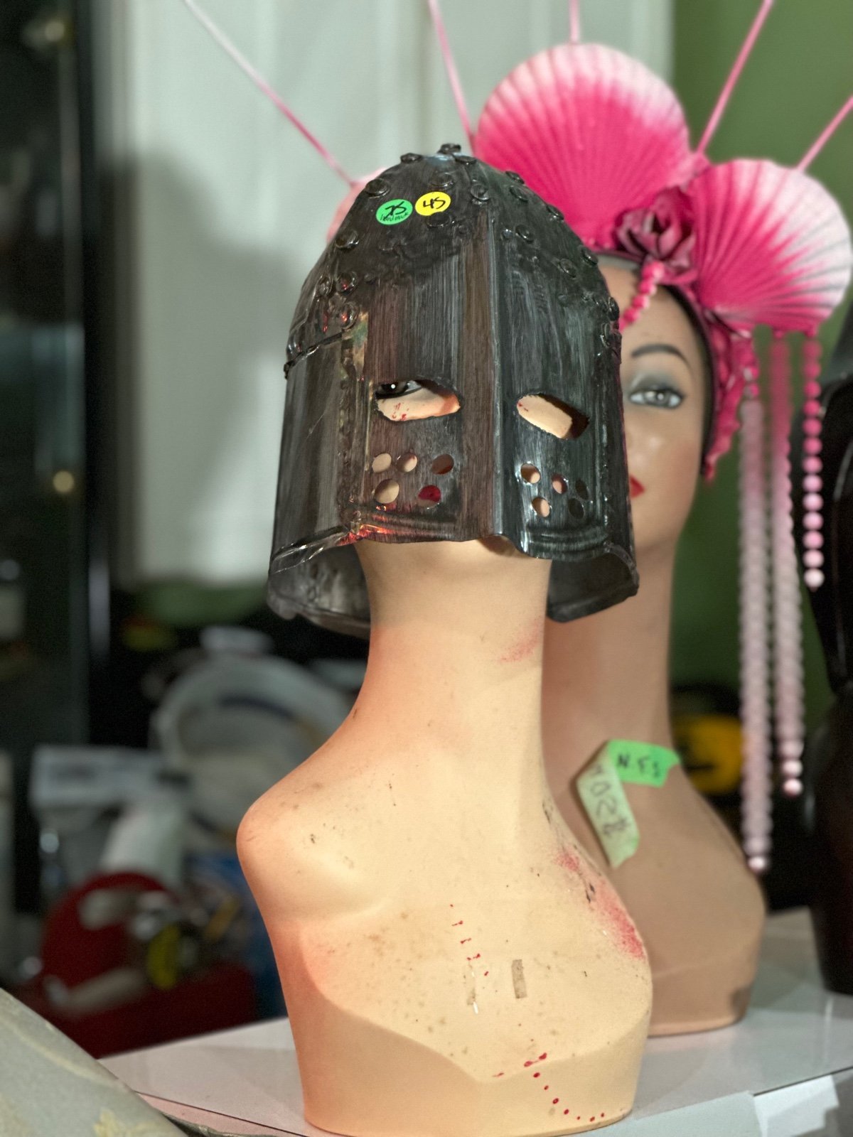 Handmade knight helmet
