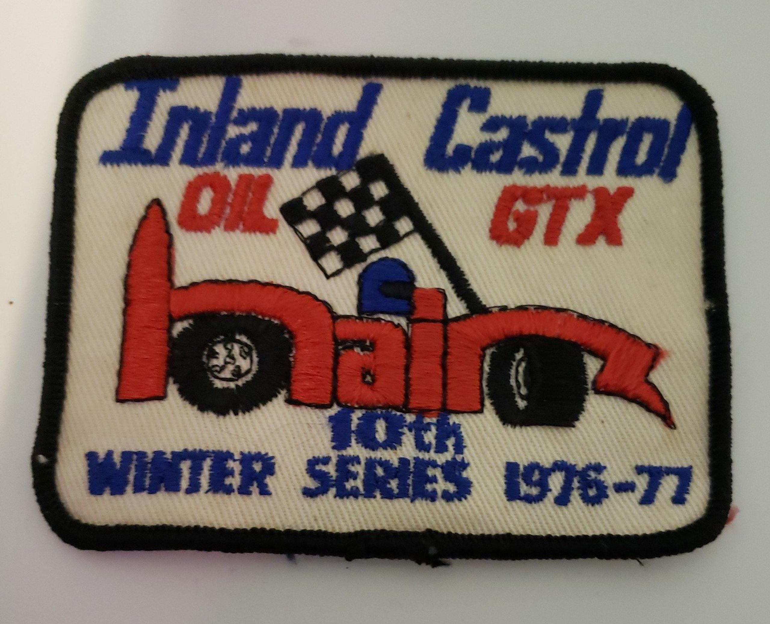 Vintage Castrol GTX Oil racing patch 1976 1977