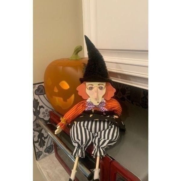 Halloween Witch Shelf Sitter