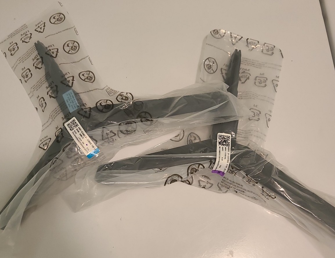 Samsung Un70tu700dfxza Stand Legs Bn63-18879a / Bn63-18878a - No Screws