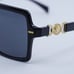 New Versace VE4441 GB1/87 Sunglasses - Black Frame, Dark Grey Lenses