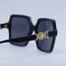 New Versace VE4441 GB1/87 Sunglasses - Black Frame, Dark Grey Lenses