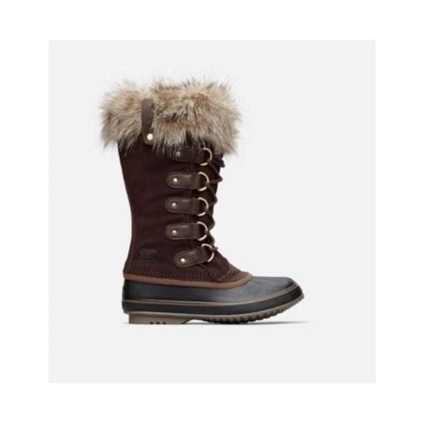 Sorel Joan of Arctic Women's Faux Fur Brown Mid-Calf Winter Snow Boots 8