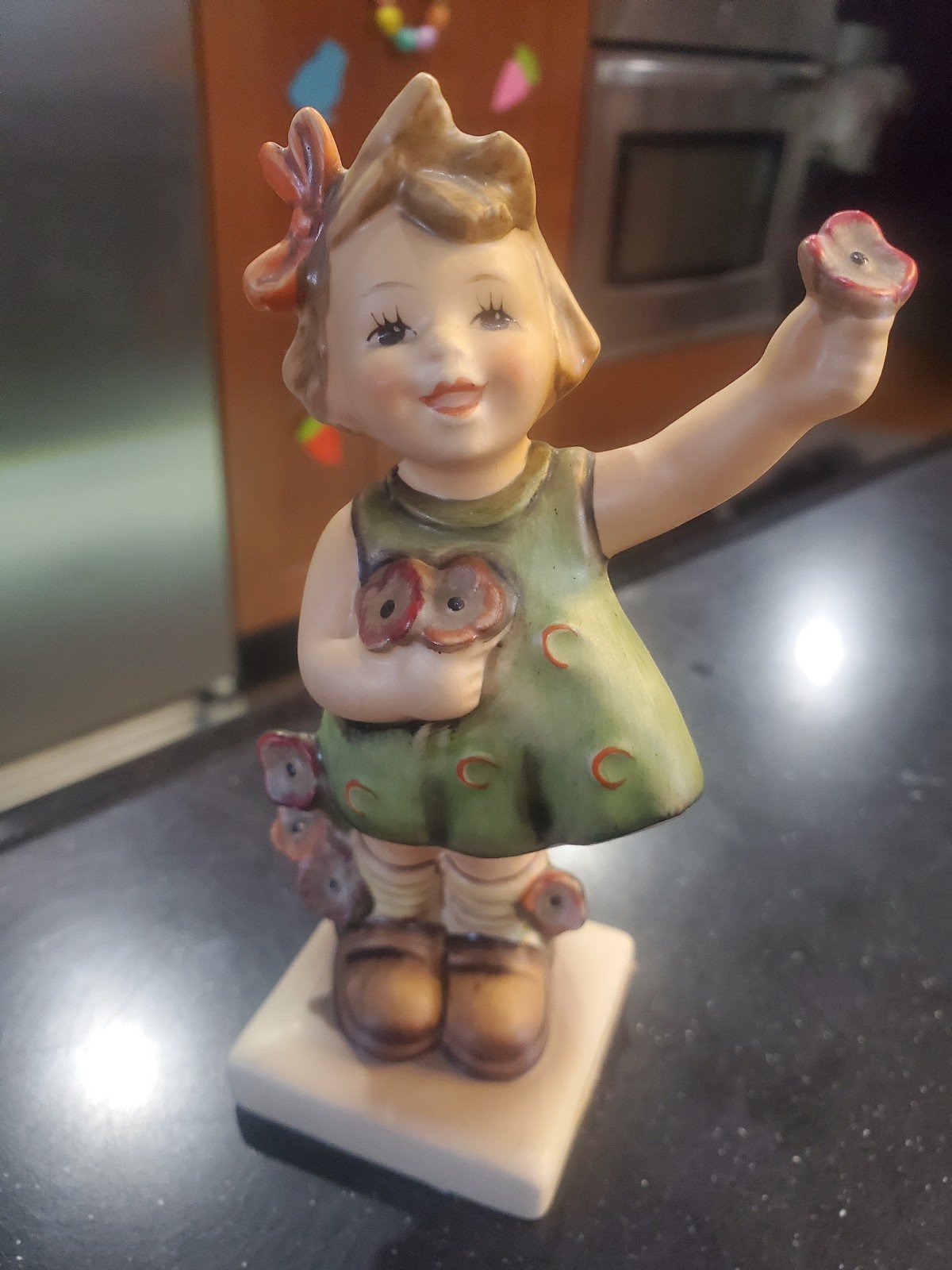 Vintage Hummel TMK 5 Spring Cheer Figurine W Germany Cute Girl with...