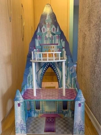 Princess 2 sides castle, dollhouse, dolls