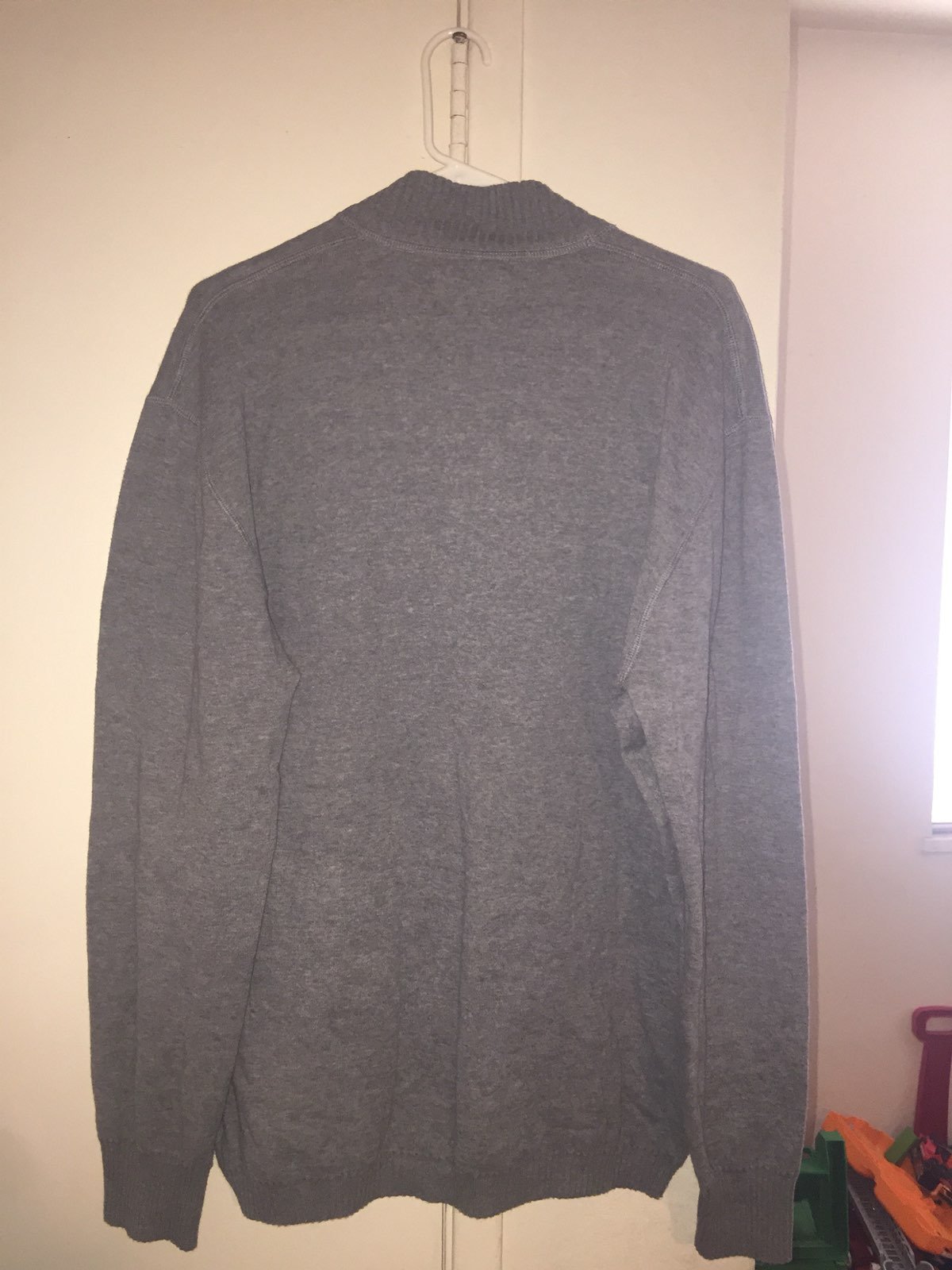 LS John Ashworth Zip Up Crew Sweater XL