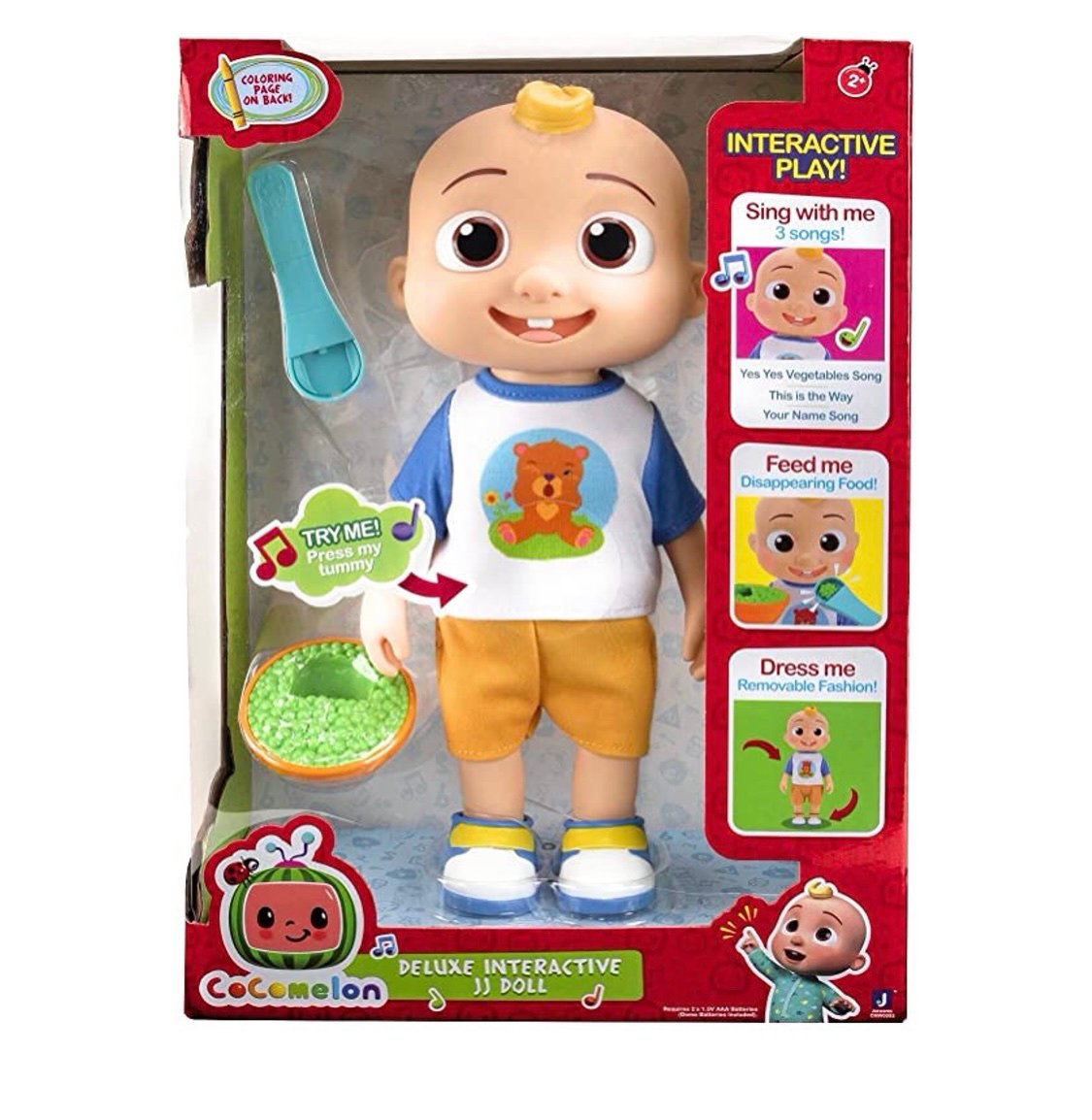 Cocomelon Deluxe Interactive JJ Doll