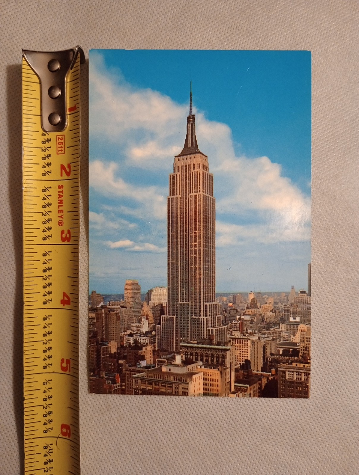 Empire State Building New York City P4740 Manhattan Postcard Publishing Co - detail
