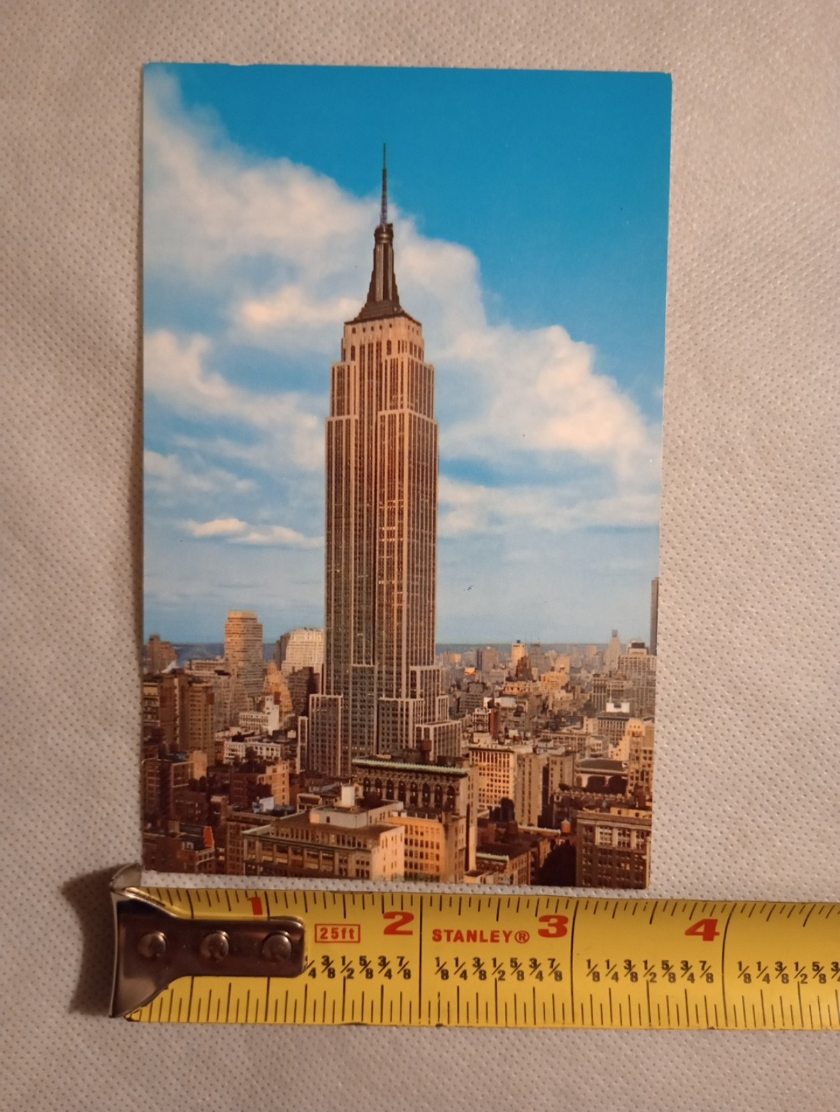 Empire State Building New York City P4740 Manhattan Postcard Publishing Co - detail