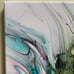 Nebulous. Original fluid art bloom technique on 10 X 10 inch canvas