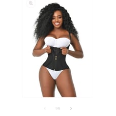Elegant figure faja deluxe snatching vest Black