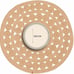 Jute Rug, 4' Round Braided Rugs, Anti Slip Rug, Decorative Pattern