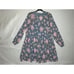 Matilda Jane L To The Nines Swiss Dot Dress Blue Pink Floral Layered Semi Sheer