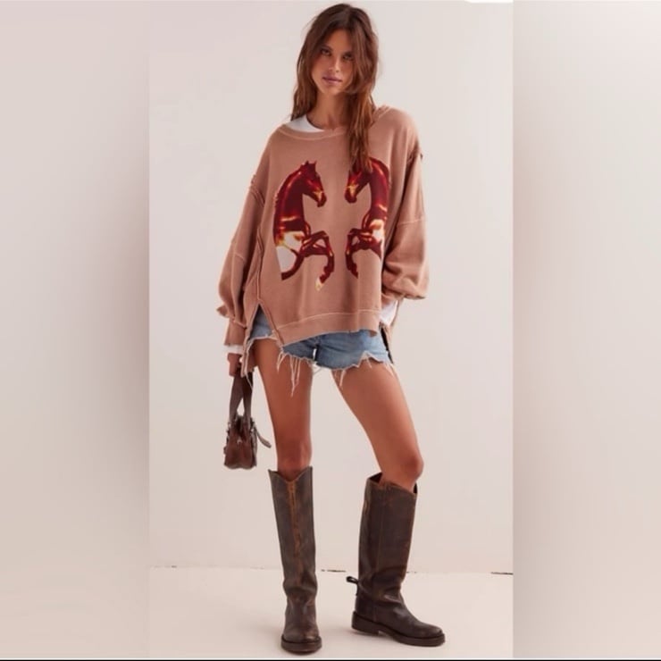 NWT Free People Camden Sweatshirt